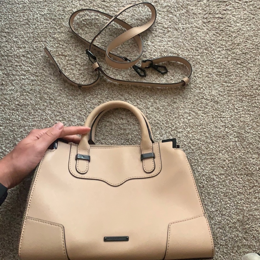 Rebecca minkoff tote with attachable long strap